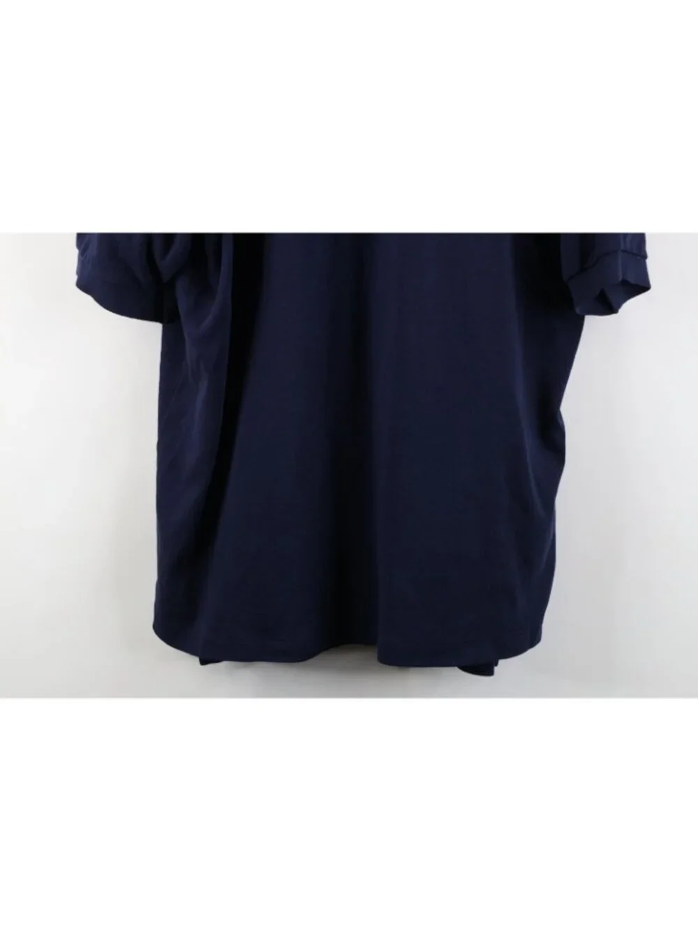 Vtg 90s Ralph Lauren Mens XL Faded Soft Cotton Touch Golf Polo Shirt Blue USA